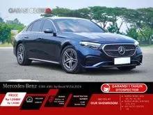 2024 Mercedes-Benz E300 2.0 AMG Line Sedan Blue (Faktur 2026) W214 Odo 3 Rb Pajak Panjang #Garasi Bloko