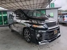 2014 Toyota Vellfire 2.4 Z Golden Eyes MPV