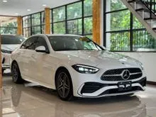 [ 22K KM Only ] 2022 Mercedes-Benz C200 1.5 AMG Line Sedan