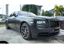 2020 Rolls-Royce Wraith 6.6 Black Badge Coupe / Matte black color / Black and orange interior / Air suspension / Carbon dashboard / NEW CAR CONDITION