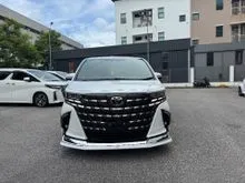 2025 Toyota Alphard 2.5 Z Modelista ori fully loaded MPV READY STOCK