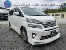 2012 Toyota Vellfire 2.4 Z Golden Eyes MPV,full alpine,moddlista kit,12/15
