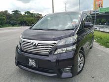 2009 Toyota Vellfire 2.4 Z MPV FACELIFT 7 SEATER 2POWER DOOR BLACK INTERIOR