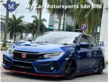 2018 HONDA CIVIC 1.5 TCP FC (A) PREMIUM i-VTEC / FULL SPEC / TYPE-R FK8 BODYKIT / (SPOON ) SPORT RIMS / SPORT EXHAUST /  AMBIENT LIGHT / R CAM / KLES
