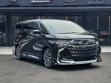 2024 Toyota Alphard 2.5 Z Modelista MPV FULL SPEC, Modellista Bodykit and Rims, Sunrooof, HUD, Roof Monitor, Spare Tyre, 2023, 2025, Surround Camera