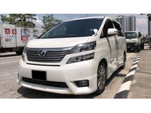 2011 Toyota Vellfire 2.4 Z Platinum ( Cheaper In Town ) ( 2 Power Door ) ( Power Boot )