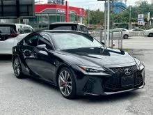 2021 Lexus IS300 2.0 F Sport Sedan JAPAN SPEC CLEAR STOCK OFFER NOW ( FREE SERVICE / FREE 5 YEAR WARRANTY / COATING)
