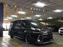2018 Toyota Vellfire 2.5 ZG (INSURANCE REBATE RM300 + ROADTAX SAVE 10 PERCENT + MODELLISA BODYKIT)