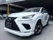 Recon Lexus NX300 2.0 F Sport COME WITH GRADE 5A CARS AND ORIGINAL TRD BODYKIT,MARK LEVINSON SOUND SYSTEM, FREE WARRANTY, BIG OFFER NOW