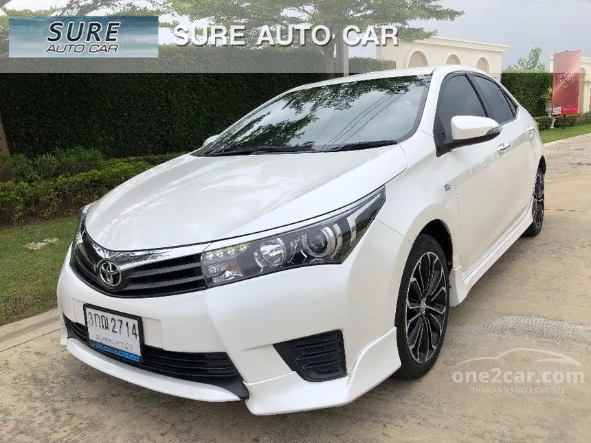 2014 Toyota Corolla Altis ESPORT Sedan