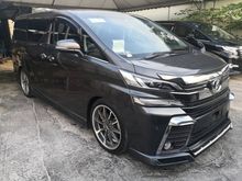 2015 TOYOTA VELLFIRE 2.5 Z SPEC GREY COLOUR BODY / 20 INCH SPORT RIMS UNREG 15