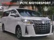 Recon BIGSALE 2022 Toyota Alphard 2.5 SC Package MPV SUNROOF DIM 3 EYES