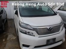 (Ori 2O09 + HomeTheater + 3 Surround Cam + Sunroof + 7 Seater)(Reg 2011/ Done 77K KM Mileage Only/ CALL NOW TO NEGO!) Toyota Vellfire 2.4 Z FULL SPEC