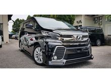 2015 Toyota Vellfire 2.5 ZA ADMIRATION B/KITS