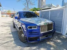 (1,400-Km LOW Mileage, Provide Warranty) 2021 Rolls-Royce Cullinan 6.75L V12 Mansory Package. StarLight Roof. Ghost Wraith Phantom Bentayga Bentley