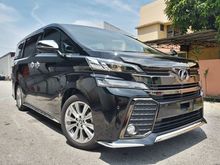 2017 Toyota Vellfire 2.5 ZA Golden Eyes 7S 2PDR B-KITS P-BOOT RE-CAM