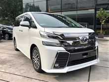 2017 Toyota Vellfire 3.5 ZA G ZAG Full Spec JBL 4 Cam