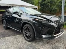 2021 Lexus RX 300 2.0 F Sport SUV with Black Interior + Black Leather