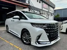 2024 Toyota Alphard 2.5 Z DIM BSM SUNROOF MODELISTA BODYKITS GRADE 5A 23K+KM JAPAN UNREG