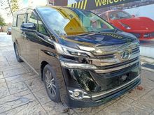 2015 Toyota Vellfire 2.5 V PACK JBL 360 CAMERA HOME THEATER ROOF MONITOR PRE-CRASH P/BOOT (A) OFFER UNREG