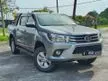 Used (Percuma Siap Tukar Nama)(Percuma Warranty)(Tahun Dibuat 2018)(Toyota Hilux 2.4 G Pickup Truck Auto)(Leather Seats)(Push Start)(1 Owner)(Silver)
