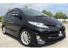 2011 Toyota Estima 2.4 Aeras (A) 2 Power Doors 7 Seats Black Interior One Owner