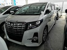 2016 Toyota Alphard 2.5 G SA MPV. Full Set Japan Alpine Player. Original Low Mileage. Japan Report Provide. High grade Car .Local KL AP Holder.
