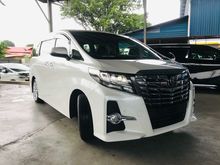 2015 Toyota Alphard 2.5 SA 5 years warranty unlimited
