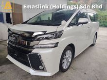 2016 Toyota Vellfire 2.5 Z FREE 2 YEARS WARRANTYPOWER BOOT 360 SURROUND CAMERA 7 SEATER MPV