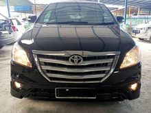 2014 Toyota Innova 2.0 G (A) MPV,NEW FACELIFT,1 ONE OWNER ONLY,ACCIDENT FREE,ORIGINAL BODYKIT,ORIGINAL PAINT,FULL TOYOTA SERVICE RECORD