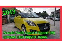 2014 Suzuki Swift 1.6 Sport 6 Speed Manual Japan CBU Import Like New Easy Loan
