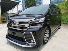 **BOOK TODAY** ~CARNIVAL ENDS ON 27-10~ ((LOAN MAXXX UP TO 9 YEARS)) 2016 Toyota Vellfire 2.5 ZG MPV