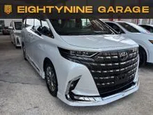 2025 Toyota Alphard 2.5 Z Modelista MPV ** MILEAGE 6KM ONLY ** NEW CAR ** MODELLISTA AERO ** SIDE STEP ** FREE 8 YEARS WARRANTY ** FREE TEST DRIVE **
