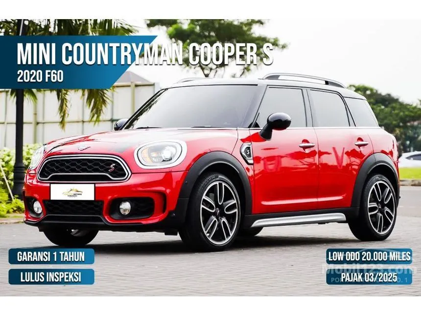 Jual Mobil MINI Countryman 2019 Cooper S 2.0 di Banten Automatic SUV Merah Rp 509.000.000