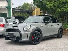 2022 MINI Cooper S 2.0 TURBO 5 Door Hatchback LEATHER FABRIC SEAT AMBIENT LIGHT REVERSE CAMERA SPORT MODE DIGITAL METER GRADE 5A 13K KM