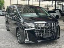 2021 Toyota Alphard 2.5 G S C Package MPV Sunroof Low Mileage Grade 4.5 Alphard SC