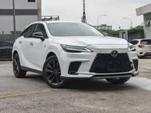 2023 Lexus RX 350 2.4 F Sport (A) BLACK INTERIOR, 5A, DIM, ADVANCE PARK, REAR ELECTRIC SEAT, FULL SERVICE LEXUS JAPAN