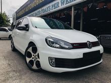 VOLKSWAGEN GOLF GTI 2.0 1 YEAR WARRANTY 2012,CRYSTAL WHITE IN COLOUR,SMOOTH ENGINE GEAR BOX,FULL LEATHER SEATS,SELDOM USE,ONE DATIN OWNER