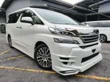 2017 Toyota Vellfire 2.5 ZG JBL Home Theatre TRD Bodykits Unregister