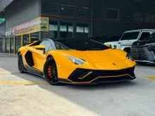 2022 Lamborghini Aventador 6.5 LP780-4 Ultimae Coupe UNREG UK SPEC NEW CAR CONDITION ORIGINAL LOW MILEAGE PRICE CAN NEGO TILL LET GO