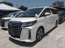 2018 Toyota Alphard 2.5 G SC NEW FACELIFT DIM CAMERA ROOF TV PRE CRASH SYSTEM LEATHER UNREG18
