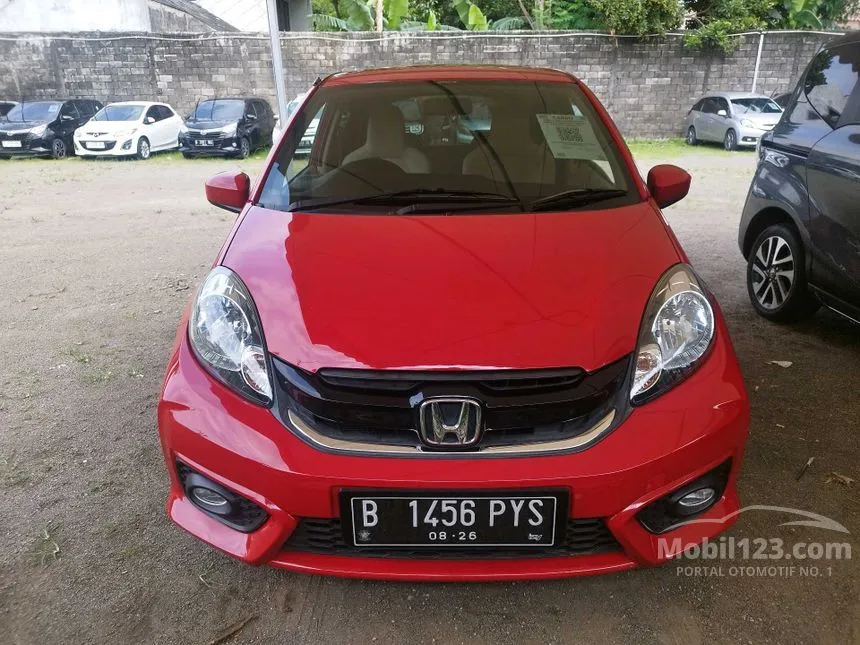 Jual Mobil Honda Brio 2016 Satya E 1.2 di DKI Jakarta Automatic Hatchback Merah Rp 124.000.000