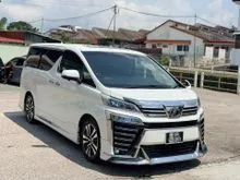 2019/22 Toyota Vellfire 2.5 ZG MPV