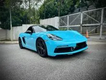 LIFESTYLE SOFTTOP 2018 Porsche 718 2.0 Boxster (A) Cayman Boxster Convertible