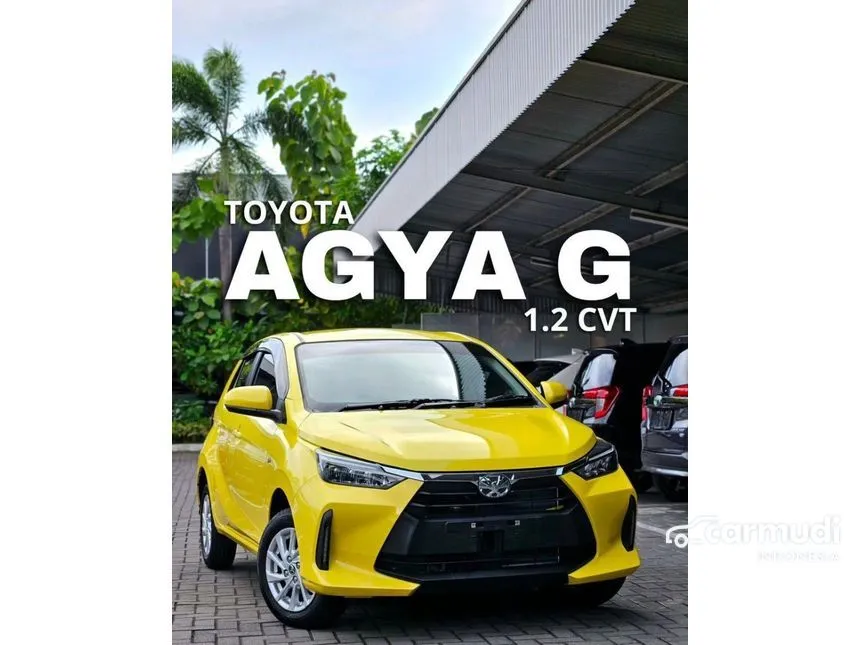 Jual Mobil Toyota Agya 2024 G 1.2 di DKI Jakarta Automatic Hatchback Kuning Rp 180.400.000