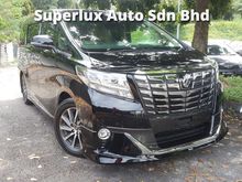 2015 Toyota Alphard 2.5 G S C Package MPV FULL SPEC WITH PRE CRASH SURROUND CAMERAS