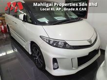 2014 UNREG Toyota Estima 2.4 Aeras Premium Original Mileage 16,210KM with Sunroof & Roof Monitor