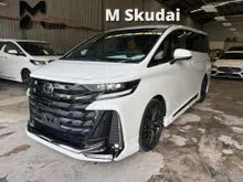 2025 Toyota Vellfire 2.4 Z Premier SUNROOF BROWN INTERIOR 4CAM 6A 390KM 5YRS TOYOTA WARRANTY