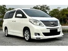 2014 Toyota Alphard 2.4 G MPV (A) 2 POWER DOOR / SUNROOF MOONROOF / PILOT SEAT BEIGE / 3 YEAR WARRANTY / ACCIDENT FREE / FULL SERVICE TOYOTA