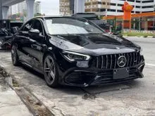 2021 Mercedes-Benz AMG CLA45 2.0 S 4MATIC+(4.5 Grade / 16k Mileage / Unregister/Cool Seat-2/Free 8-Year Warranty (Unlimited Claims / Open Panel)